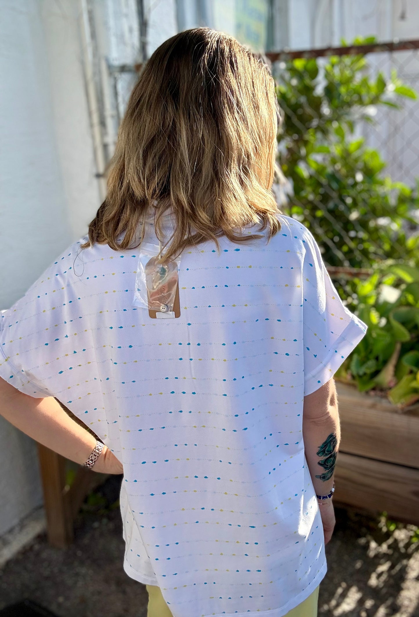 Inspired by Wild Palms J53 Button Up Top
