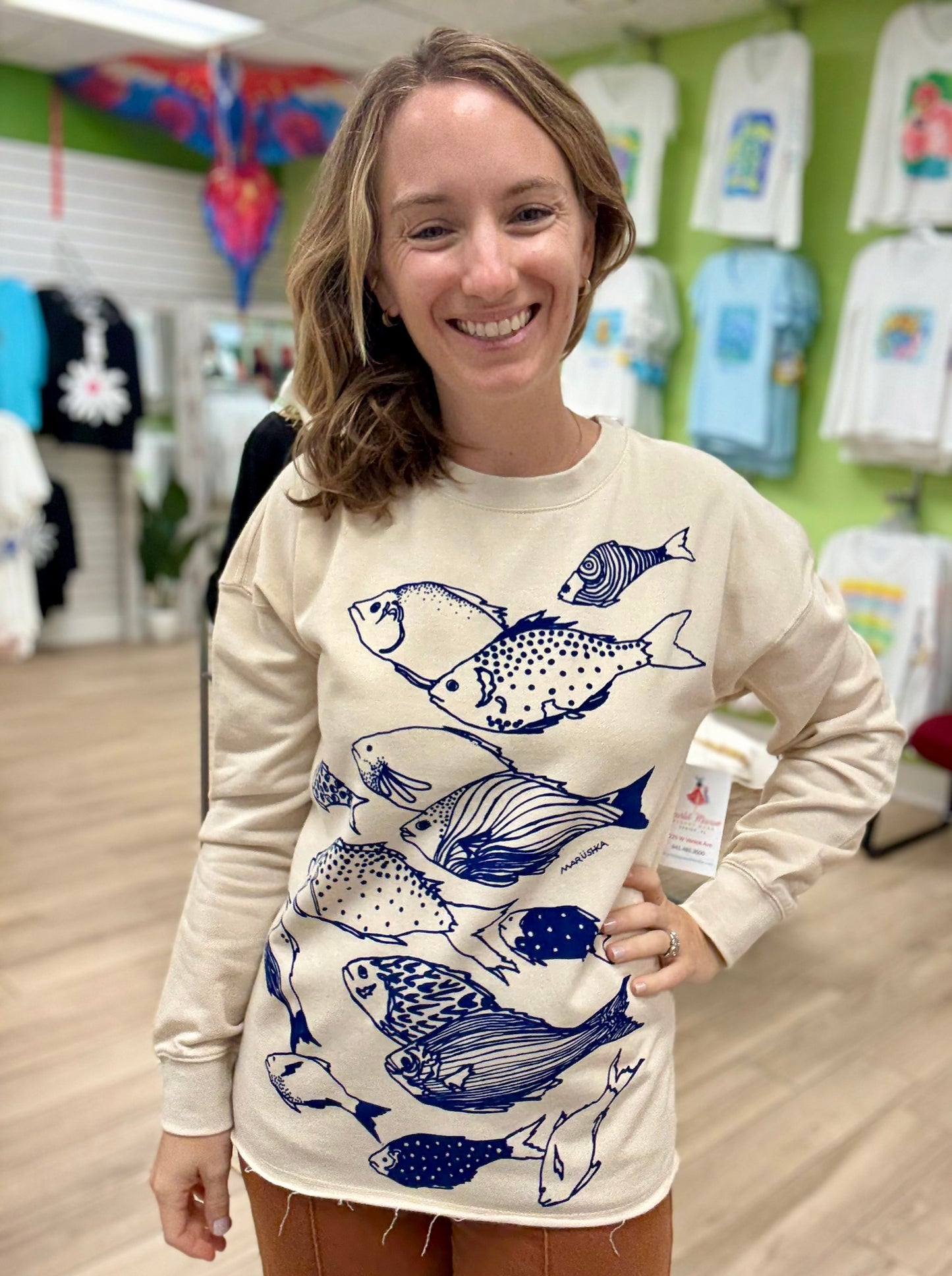 Marushka DSC Fishies Sweatshirt