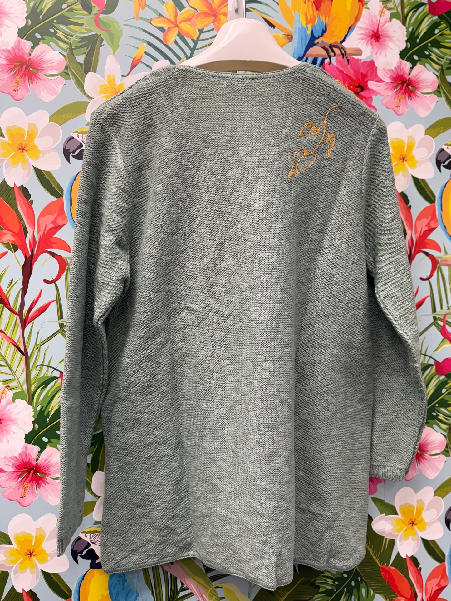 Peg Painted Sweater - Falling Leaves