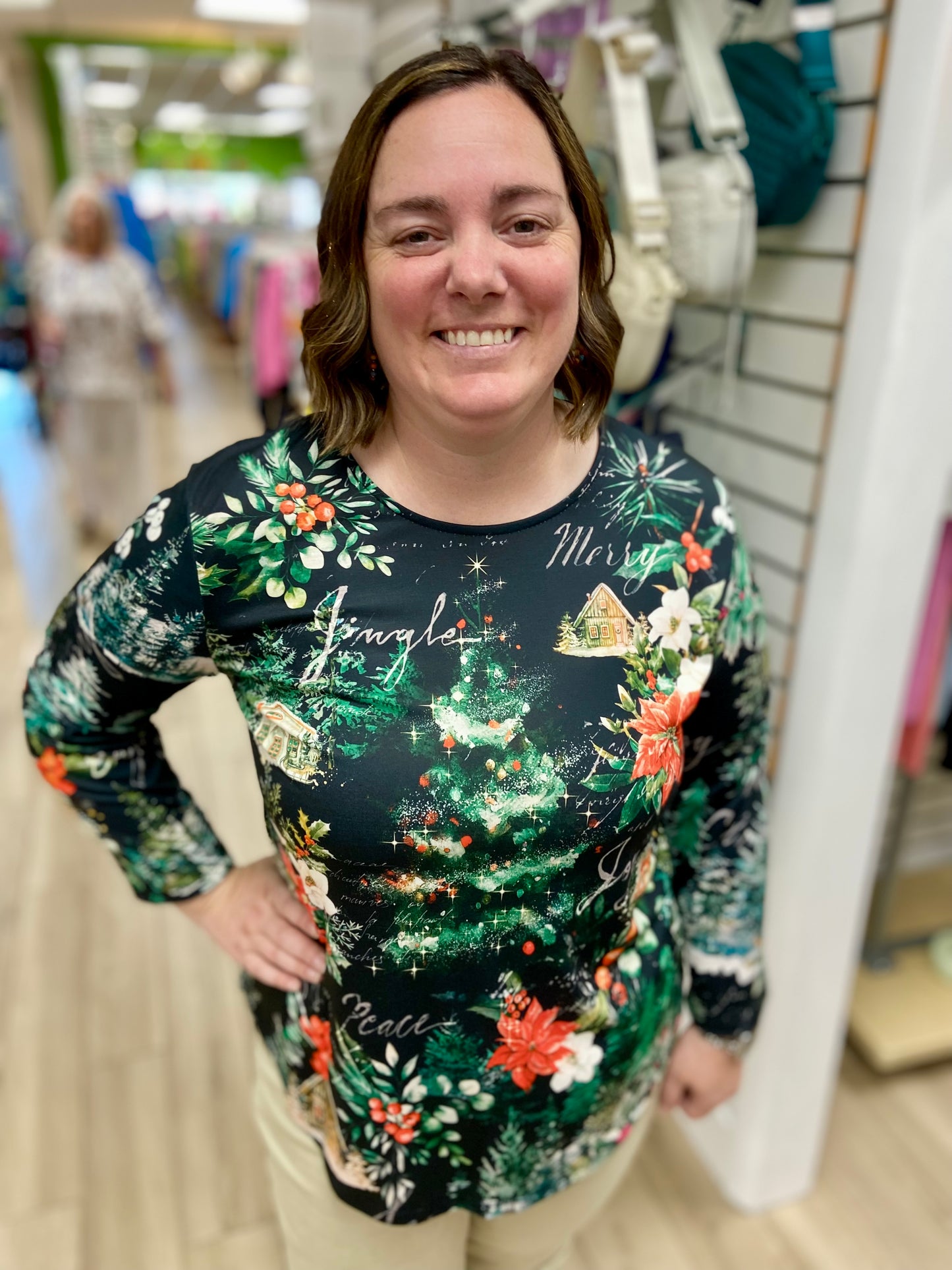 Jess & Jane 24 Jingle Joy Top