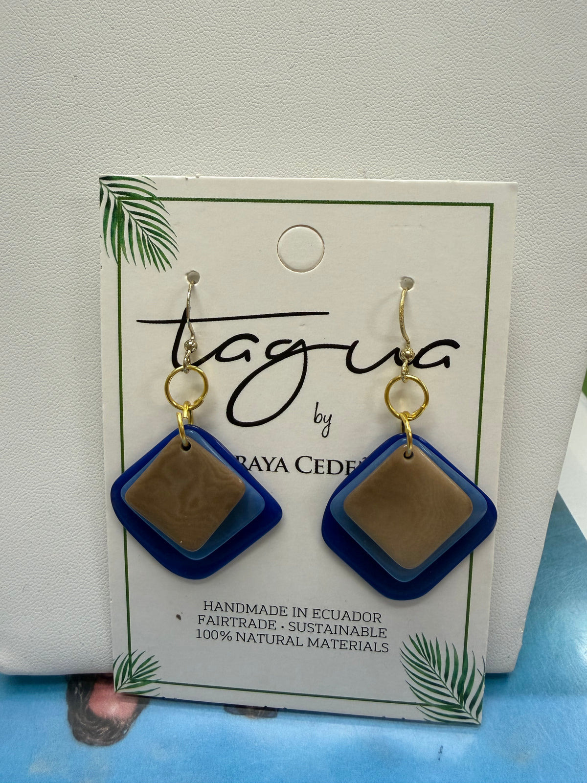 Tagua Minerva Earring