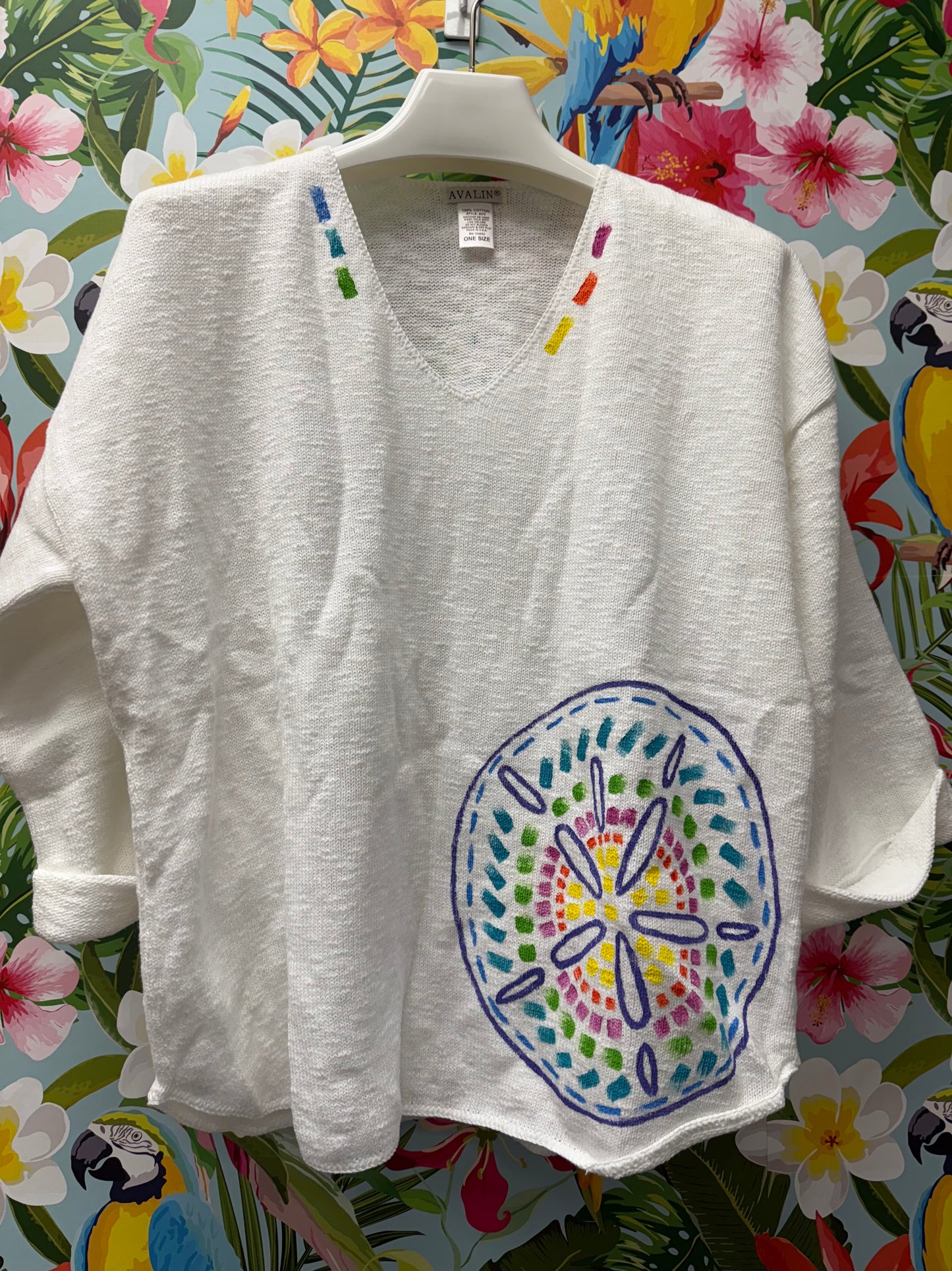 MoMo Sweater - Mosaic Sand Dollar