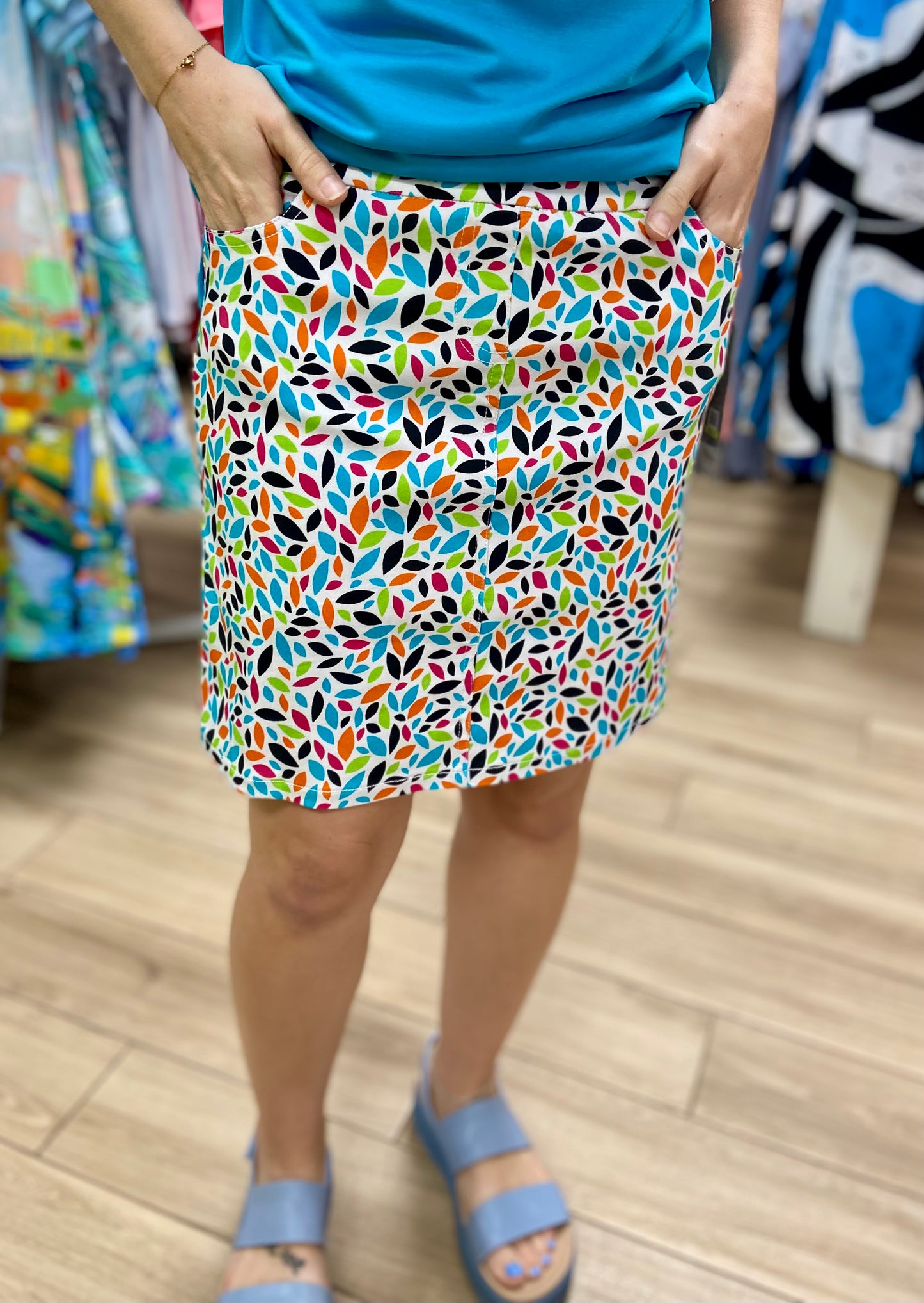 Slimsation 25716 Print Skort