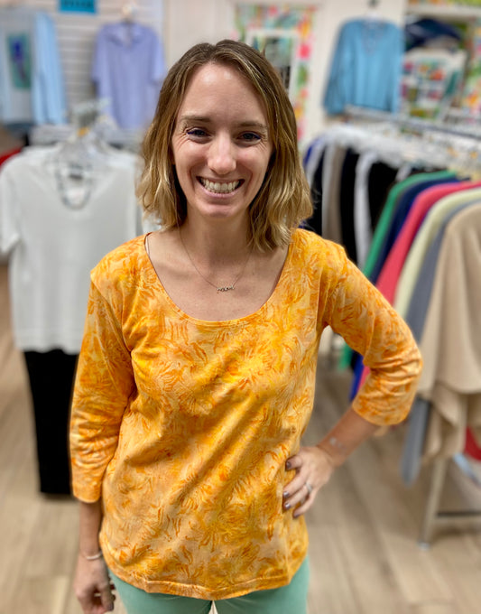 Rum Reggae RR252 3/4 Sleeve Top