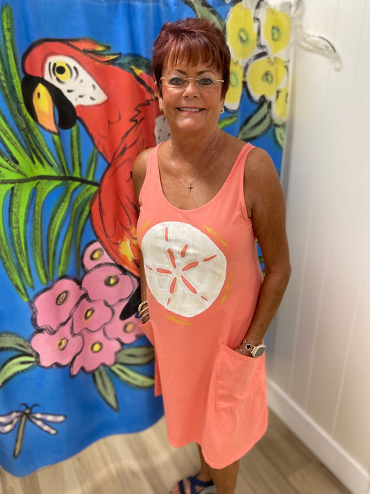 MoMo 8363 Painted Sand Dollar Dress