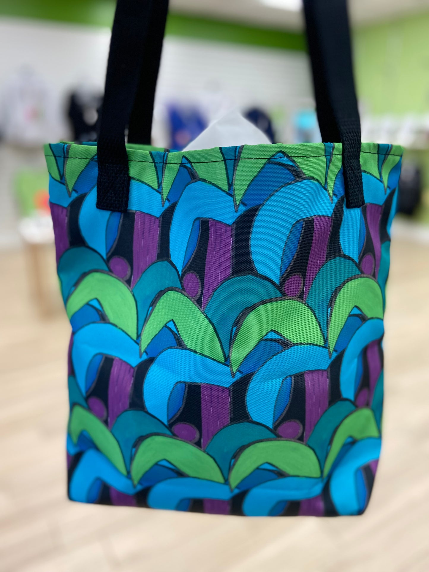 Peg Artist Print Tote Bags