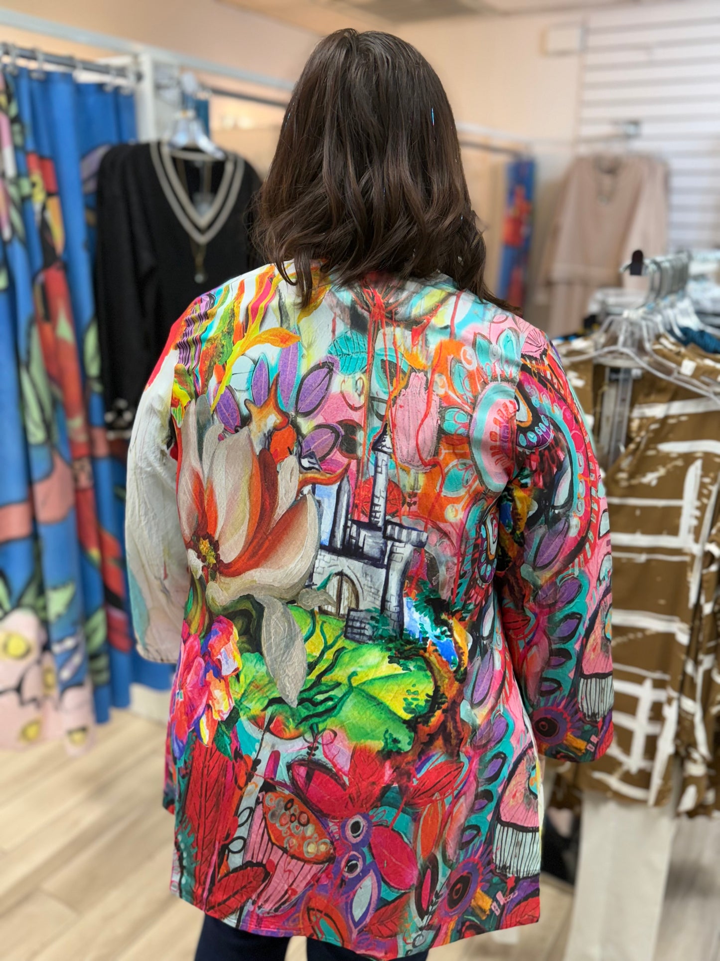 Aris A RB24140G Floral Jacket