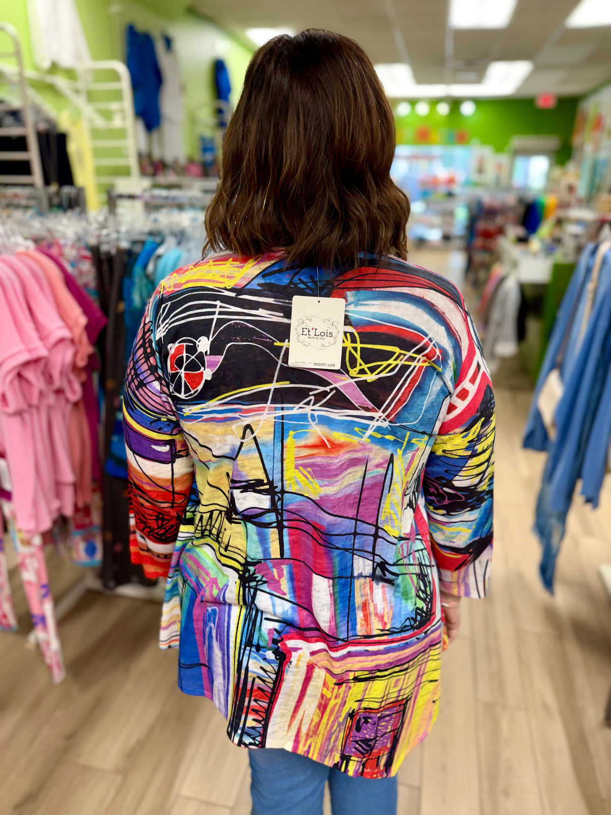 Et'Lois Scribble Moon Top