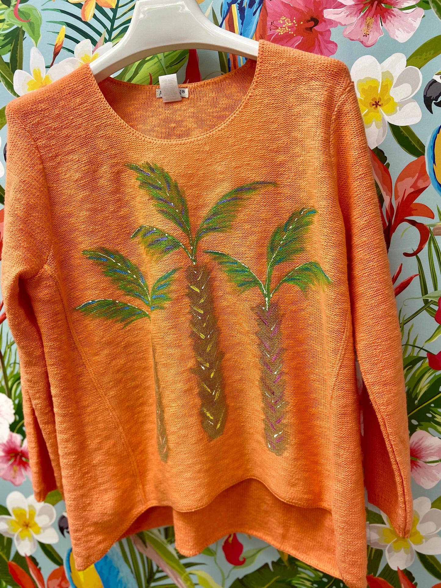 MoMo Sweater - Pop Palm Trio