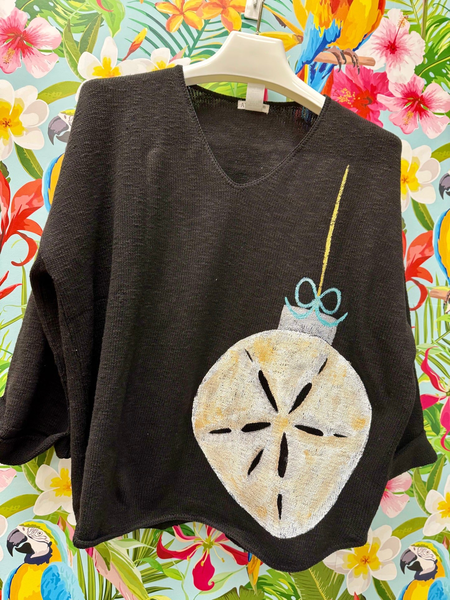 MoMo Sweater - Sand Dollar Ornament