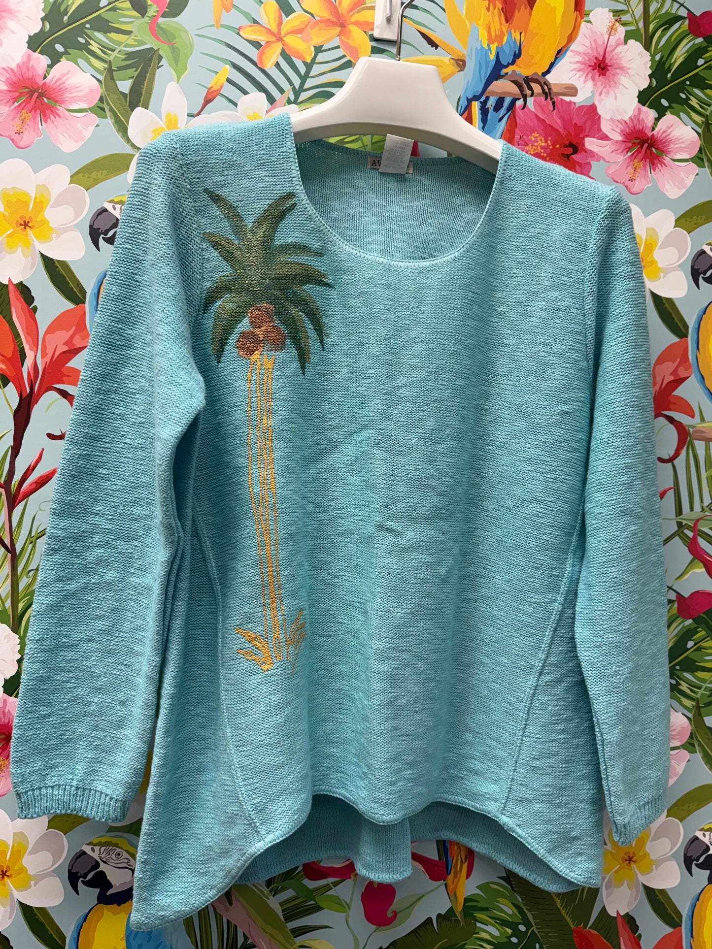 Peg Painted Solo Side Palm Sweater