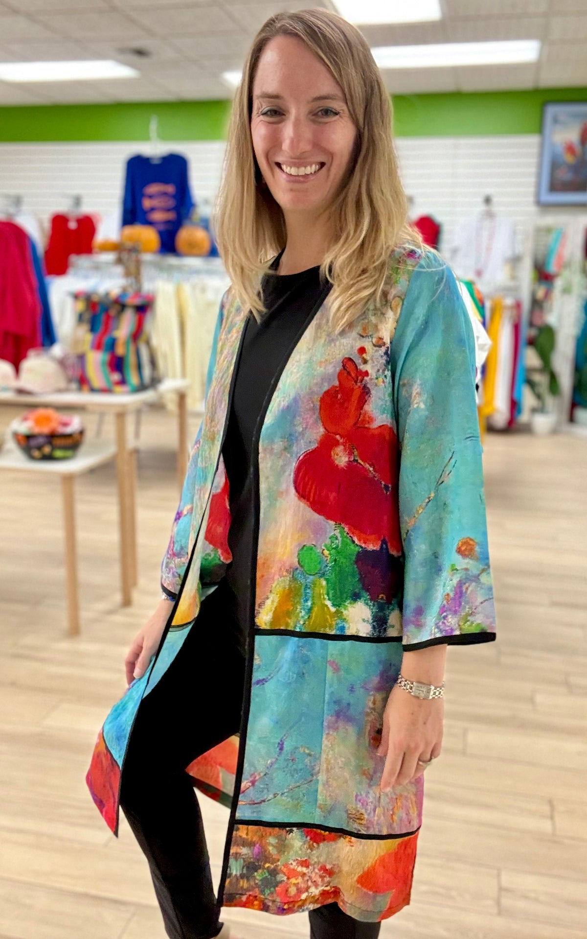Aris A Bold Poppies Duster