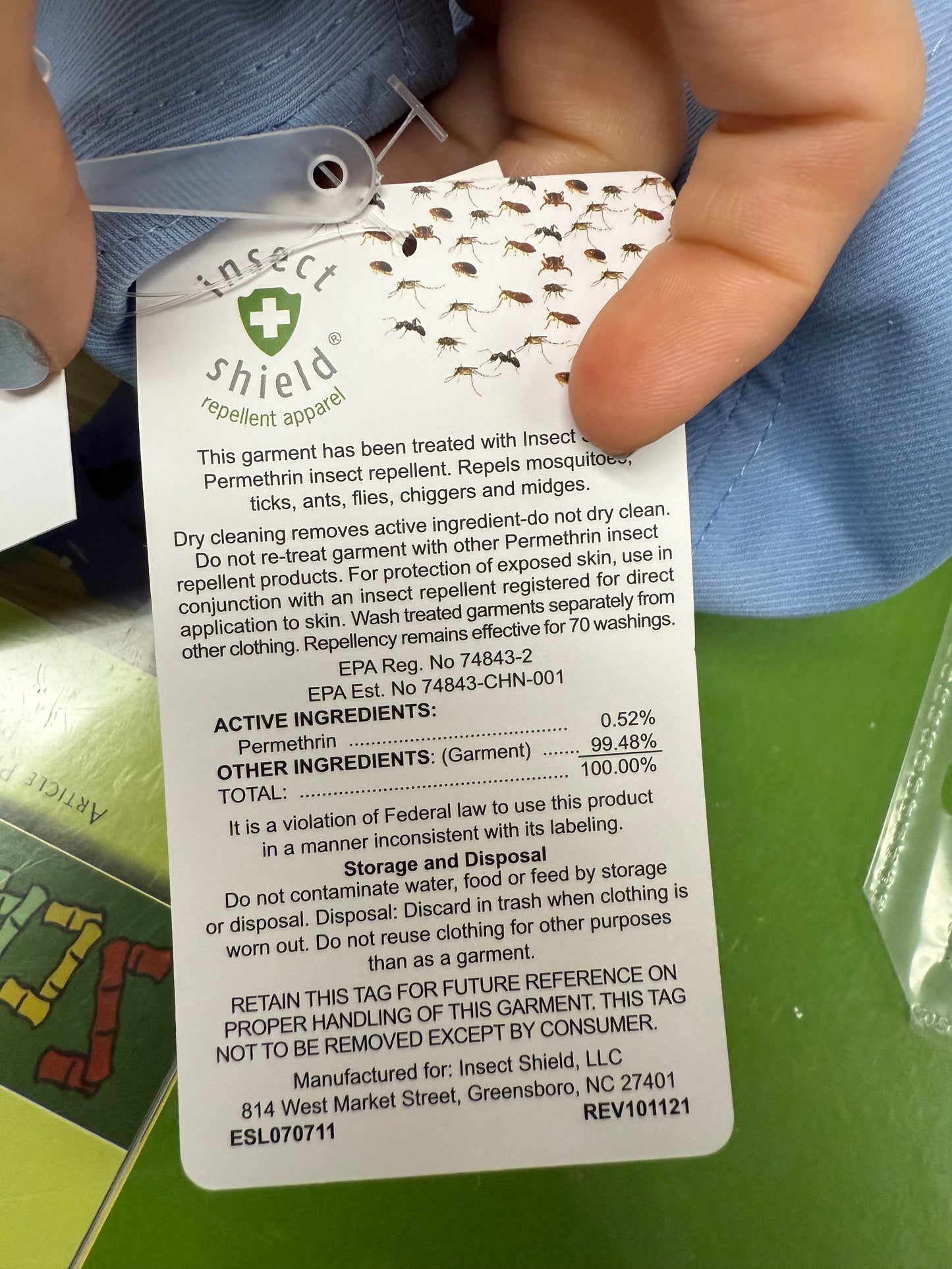 Hadley Wren Insect Shield Hat