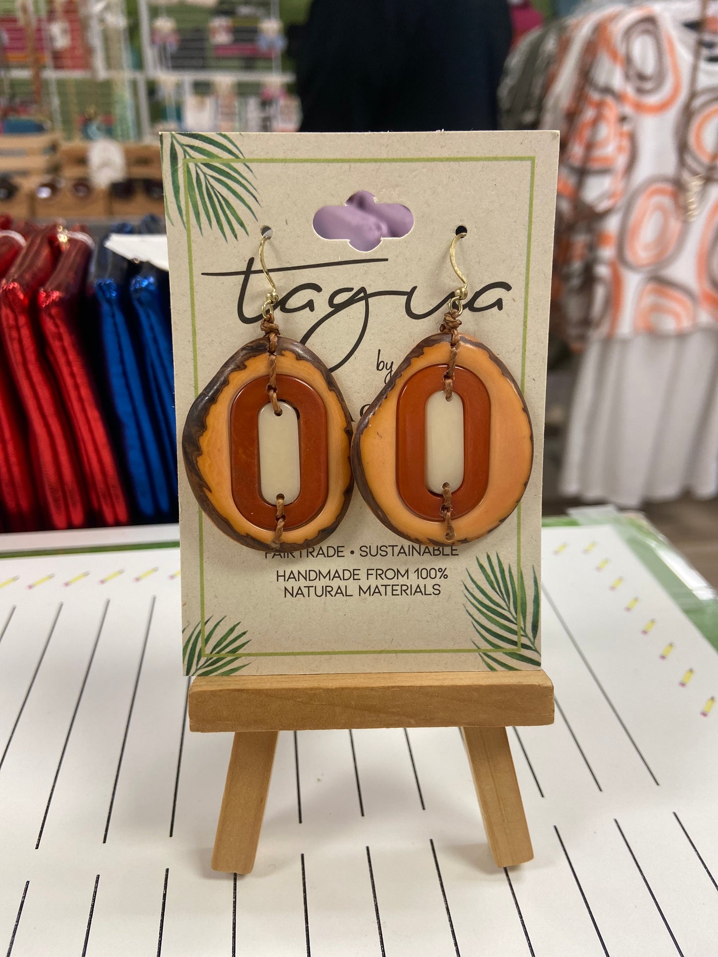 Tagua Yoli Earring