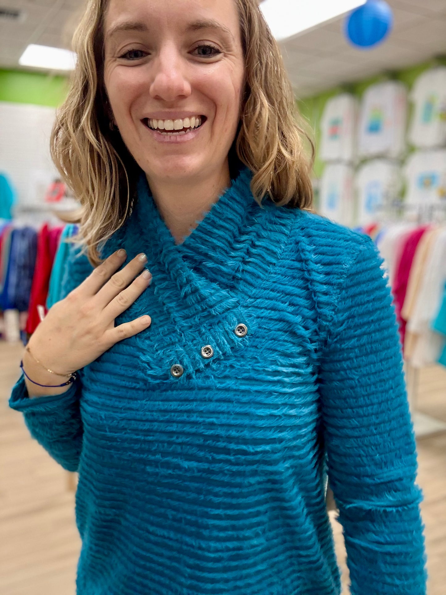 Multiples M45107TM Wrap Neck Top