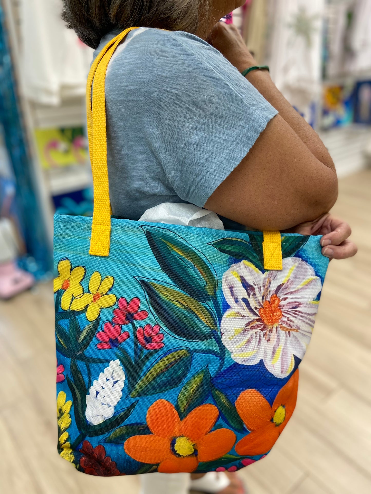 Peg Artist Print Tote Bags