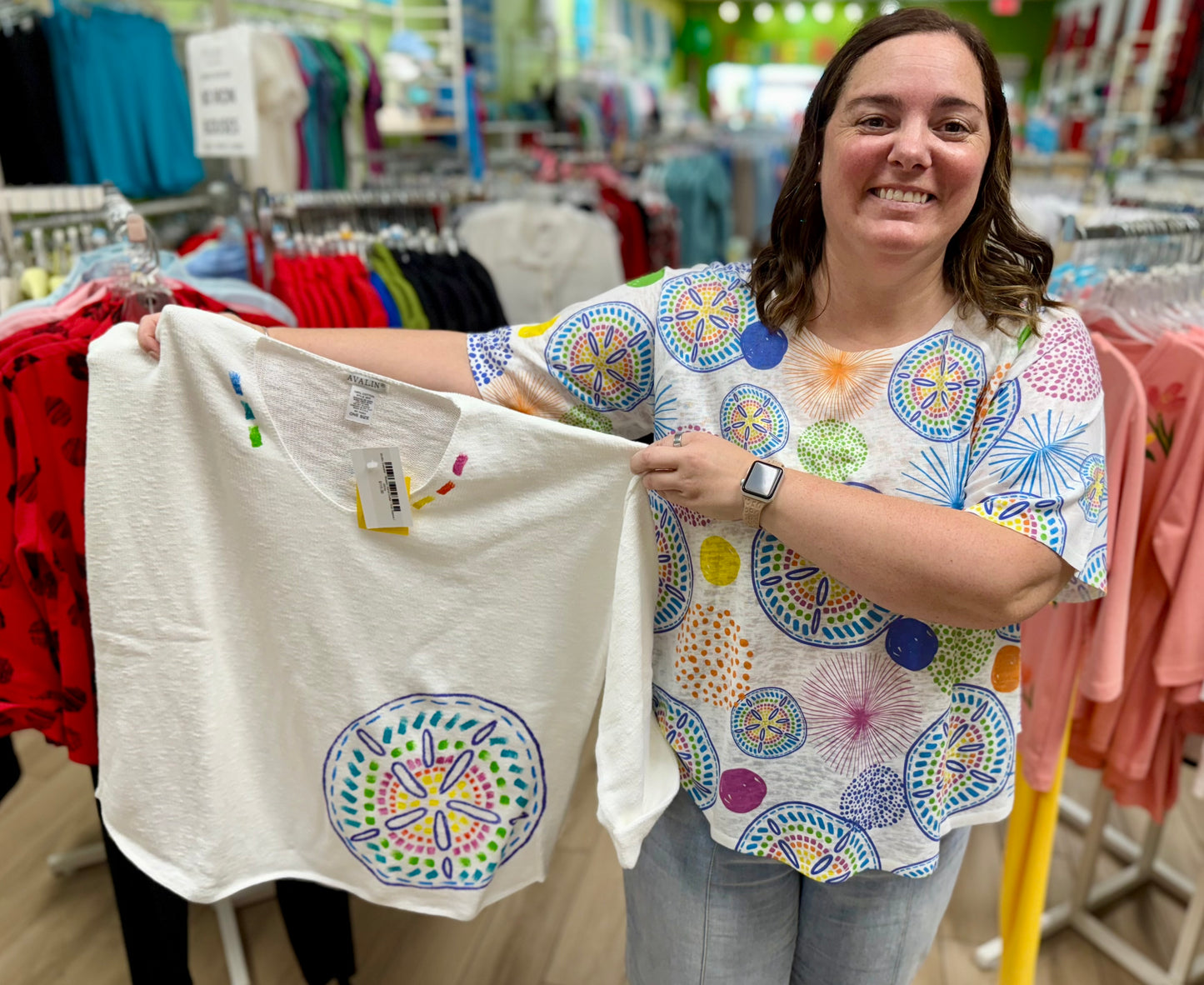 Et'Lois C2007-CM005 MoMo Sand Dollar Top