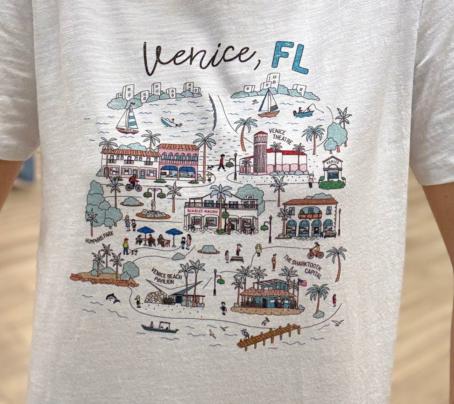 Boat House Venice Doodle Top