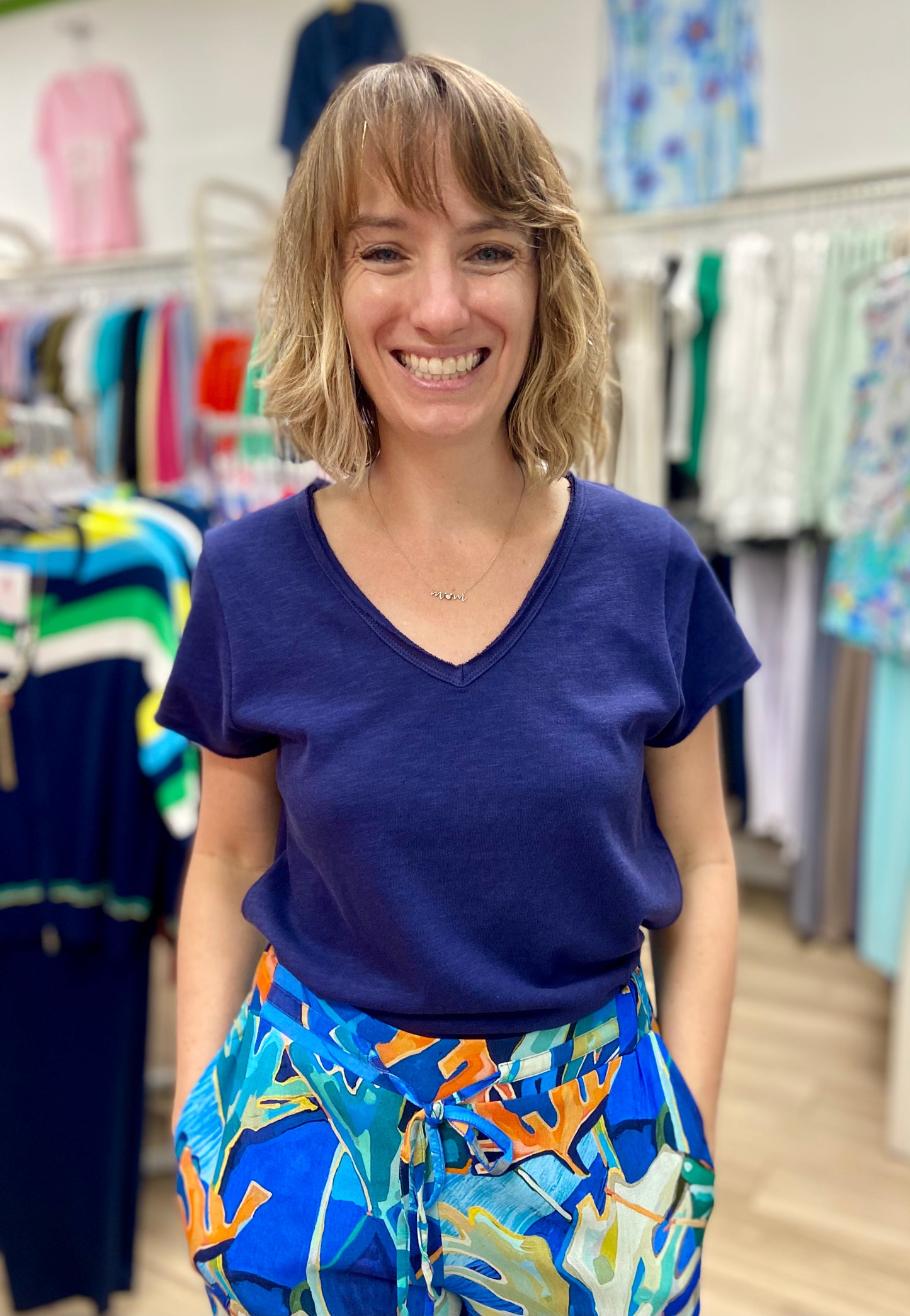 Hatley Sadie V-Neck Tee Top