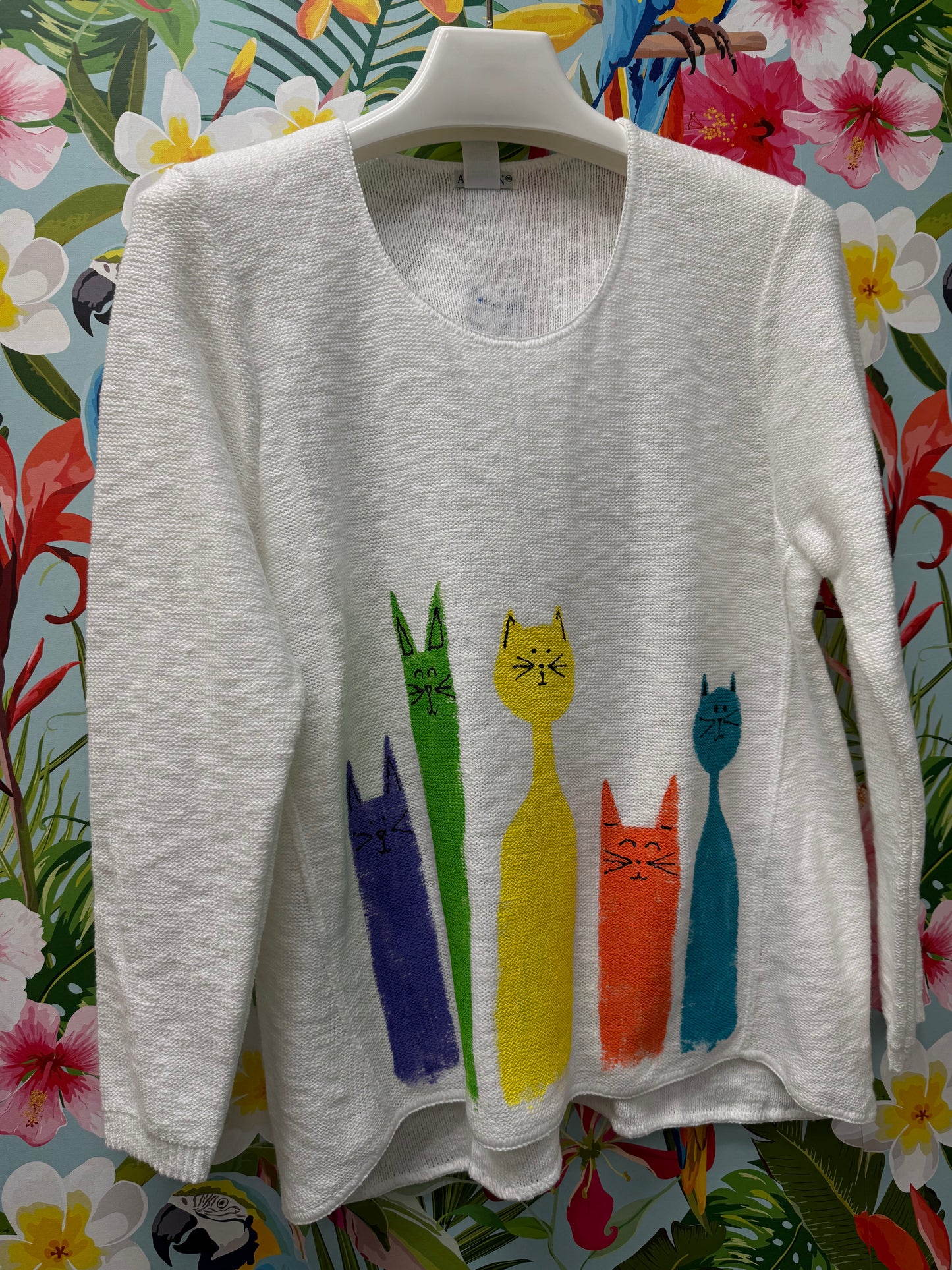 MoMo Sweater - Colorful Cats