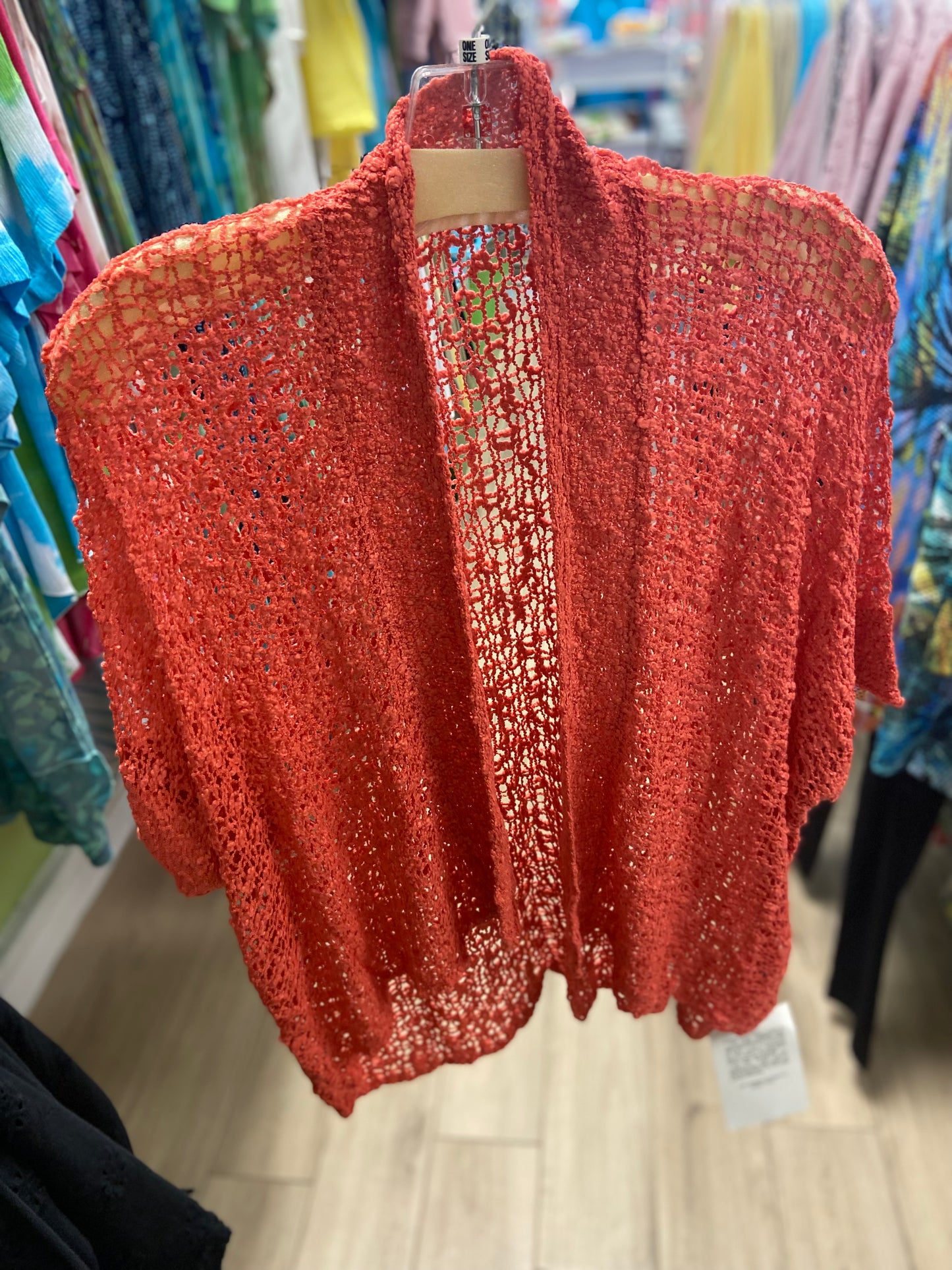 Lost River 2041P One Size Short Sleeve Shrug