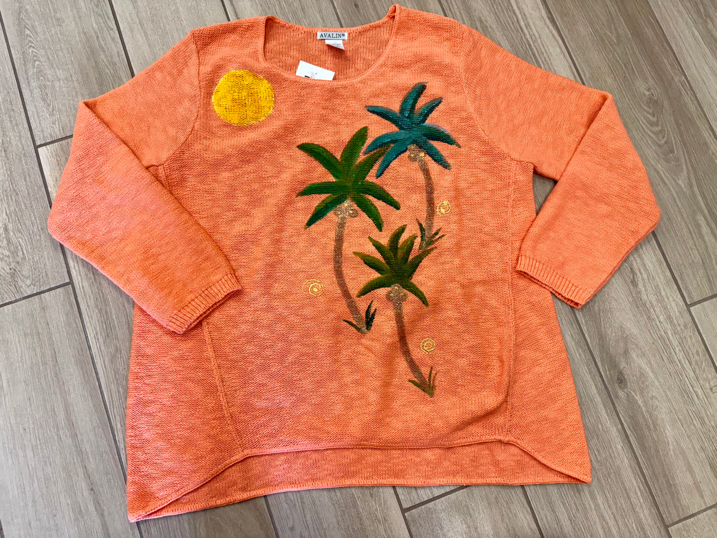 Peg Painted Palm Trio Sweater