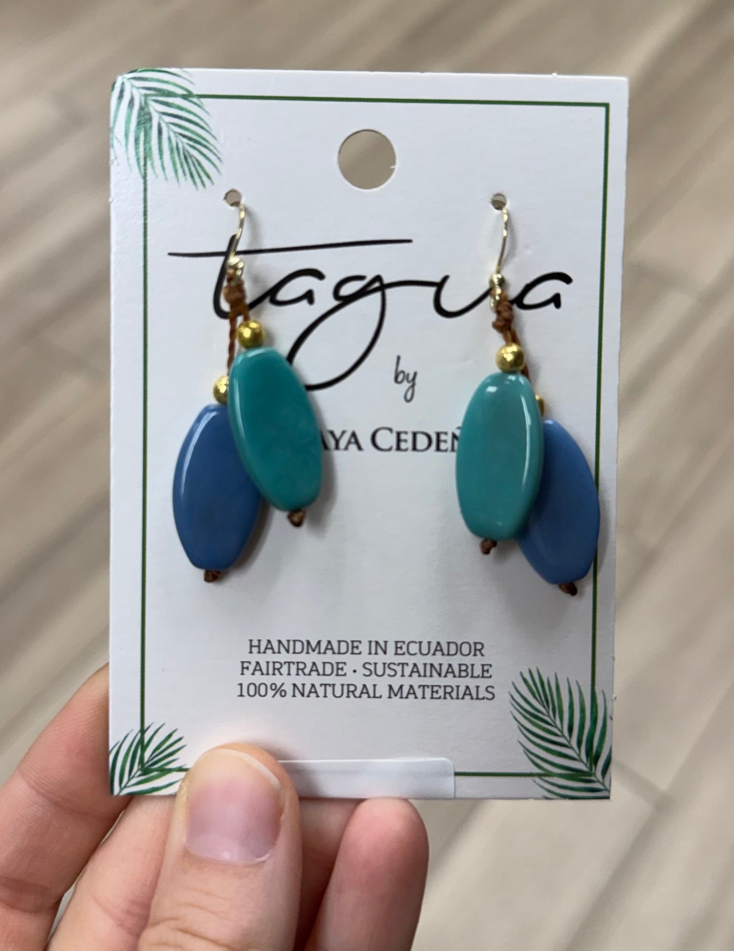 Tagua Olympia Earring