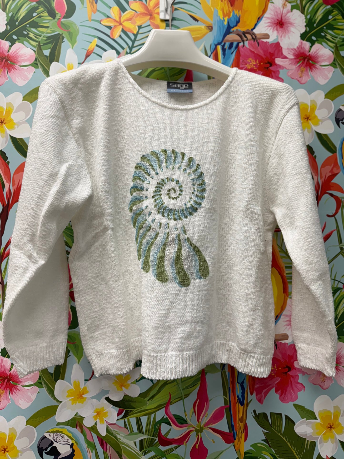 LisaLou Painted Nautilus Sweater