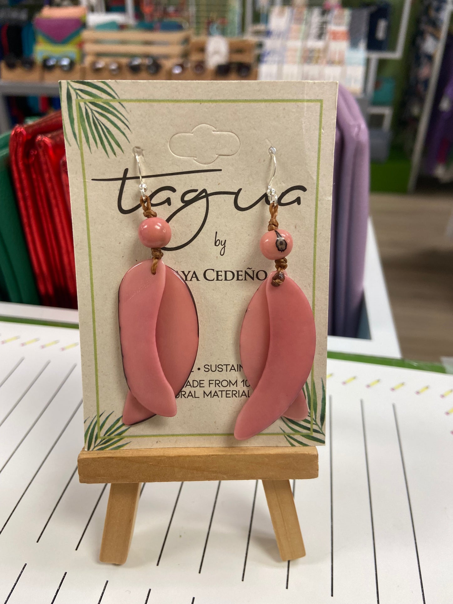 Tagua Clementine Earring