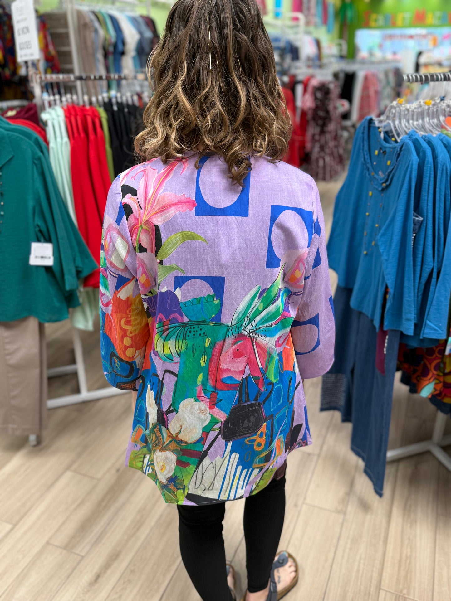 Aris A RB24139G Lilac Bold Jacket