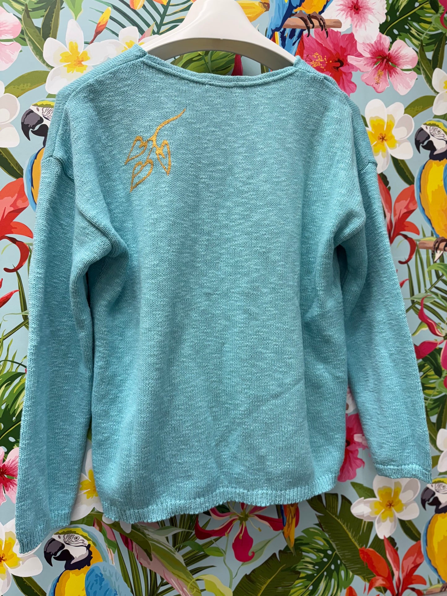 Peg Painted Coneflower Trio Sweater