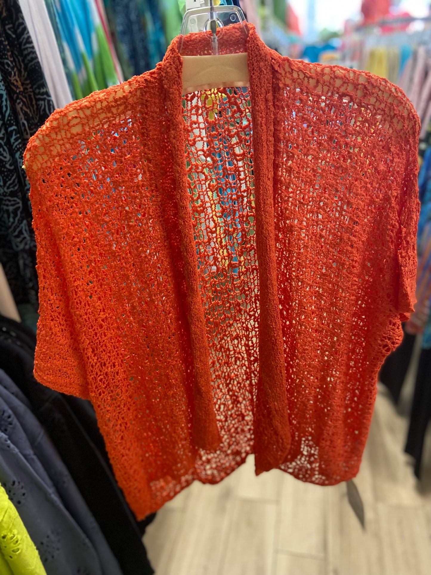 Lost River 2041P One Size Short Sleeve Shrug