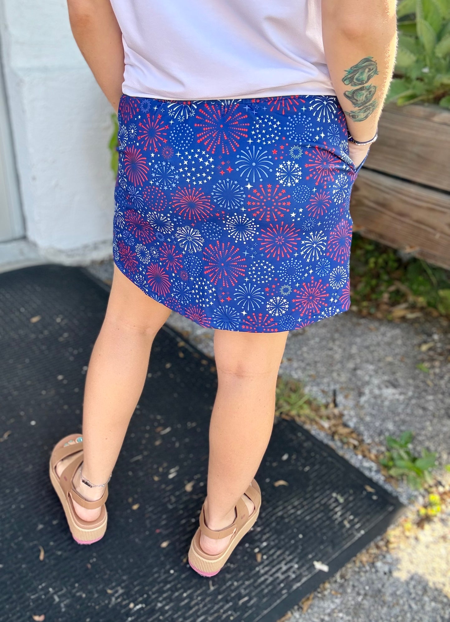 Jess Lea Print Skort