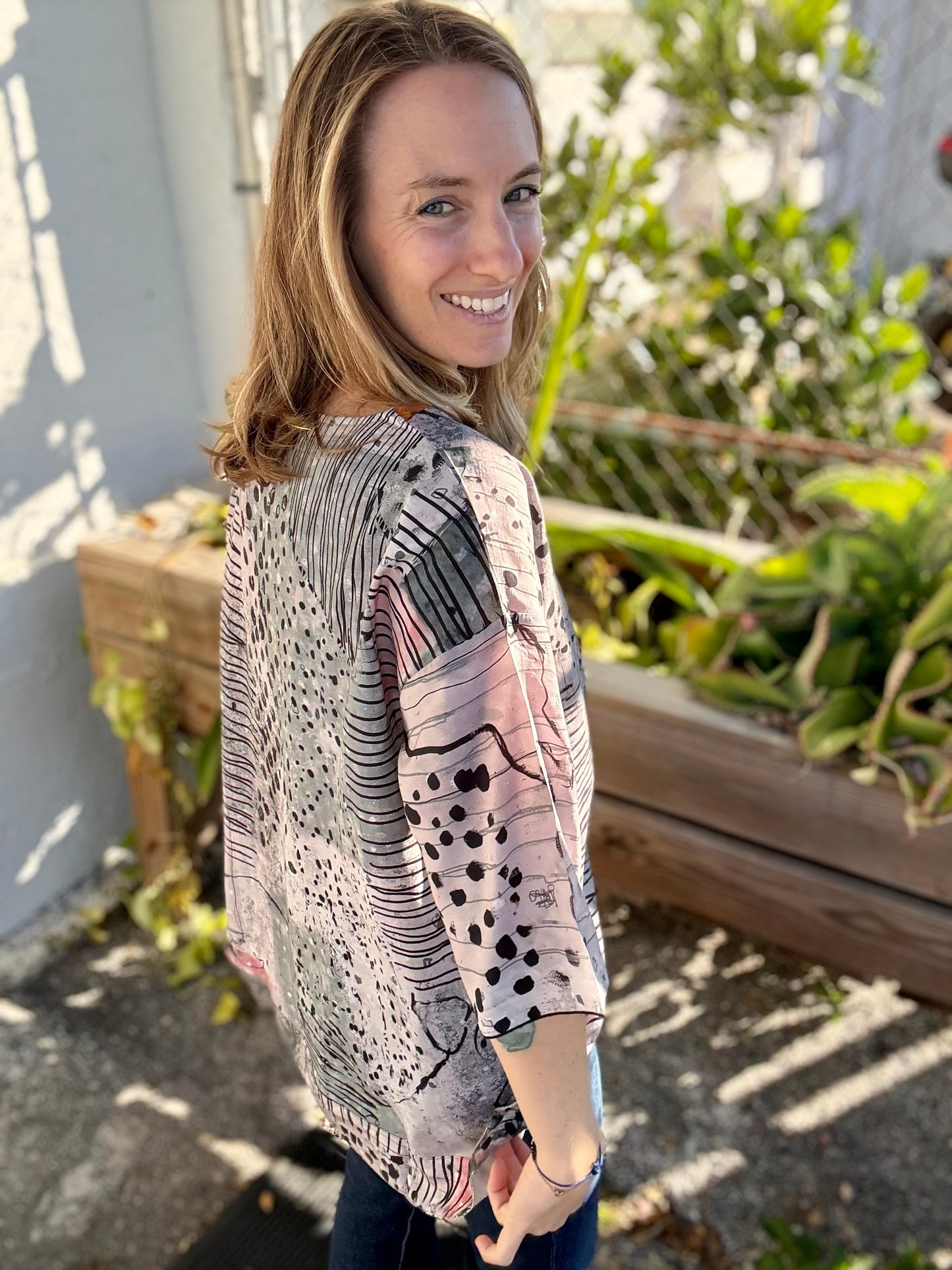 3 Potato A627 Tunic Top