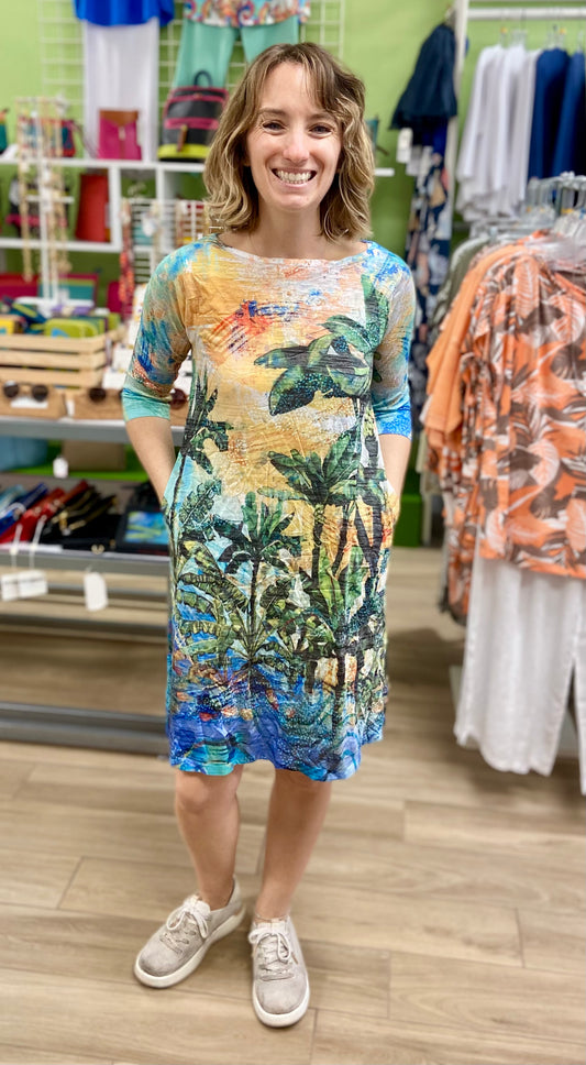 Inoah CD301BO Tropical Paradise Dress