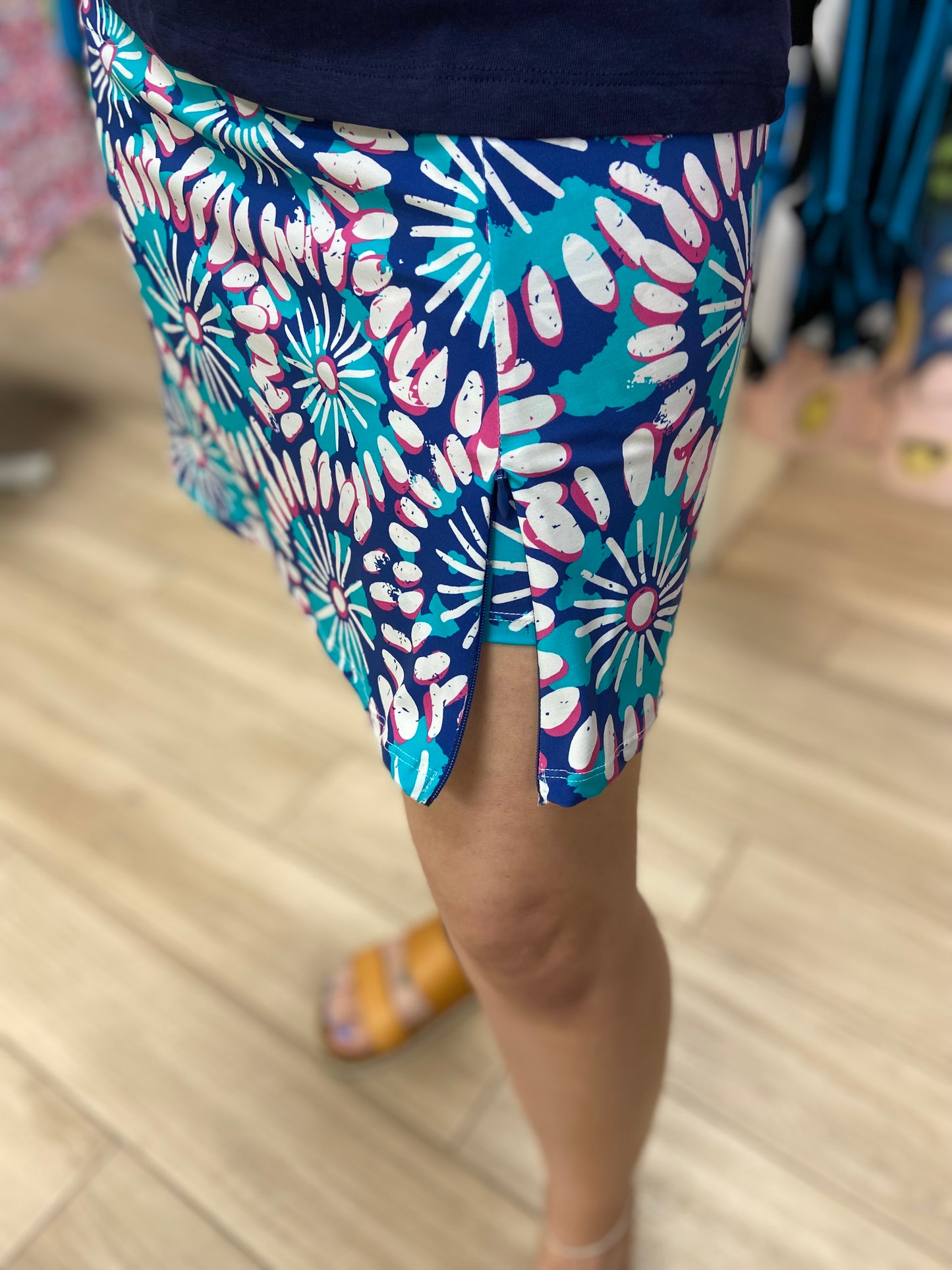 Capleton Road UPF Zip Side Skort