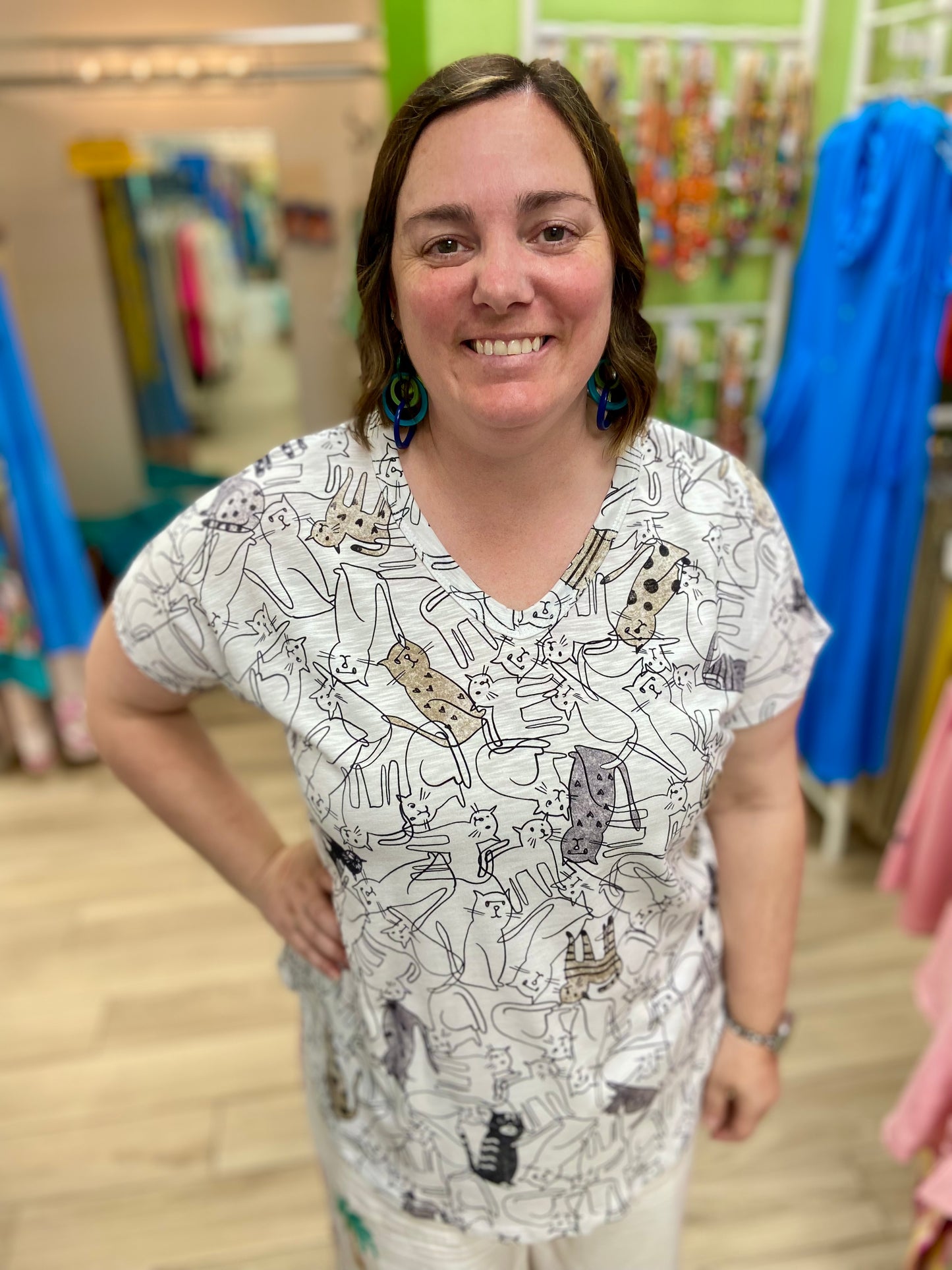Jess & Jane KM2 Print Top