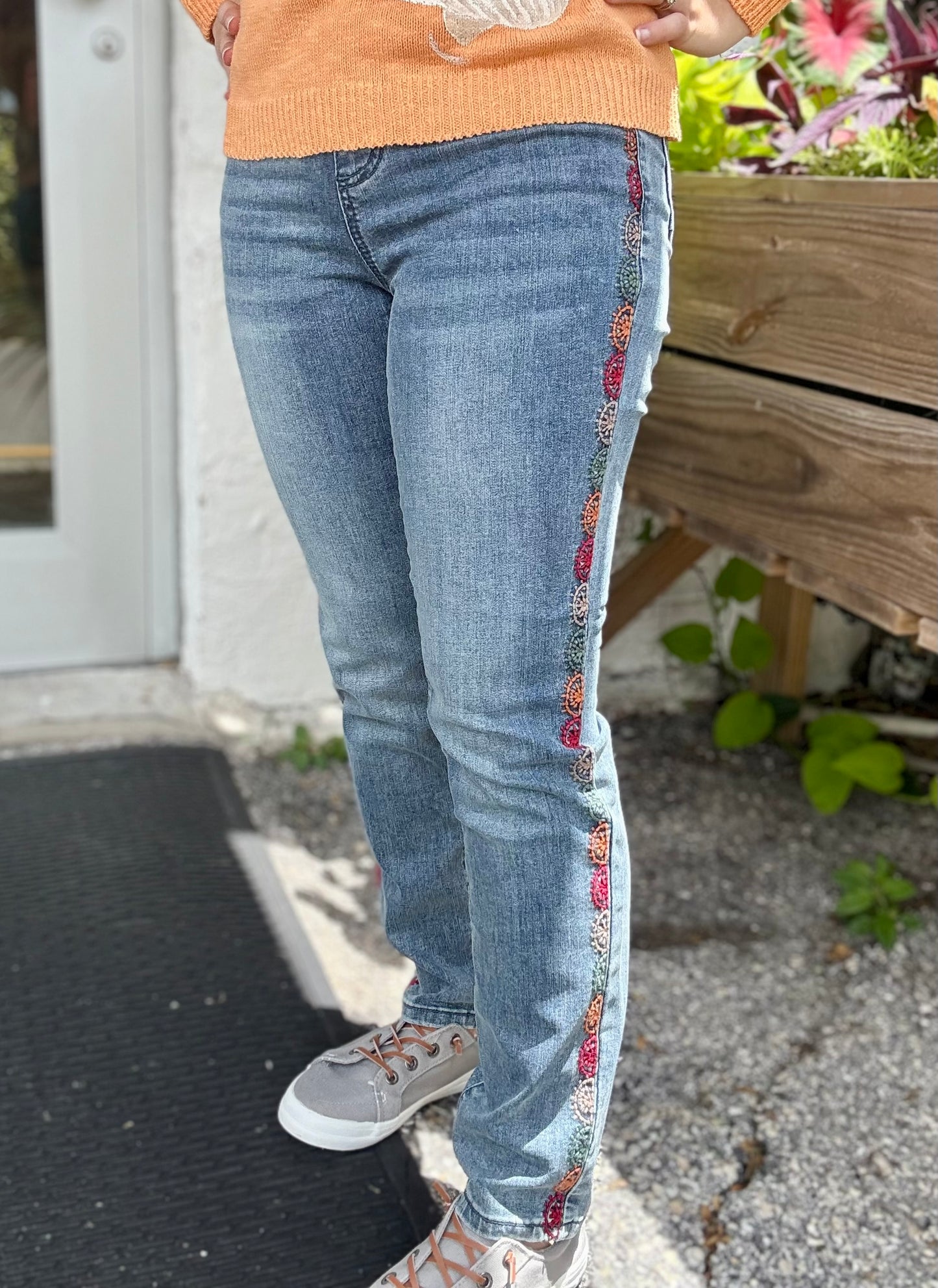 FDJ 2281669 Embroidered Jeans