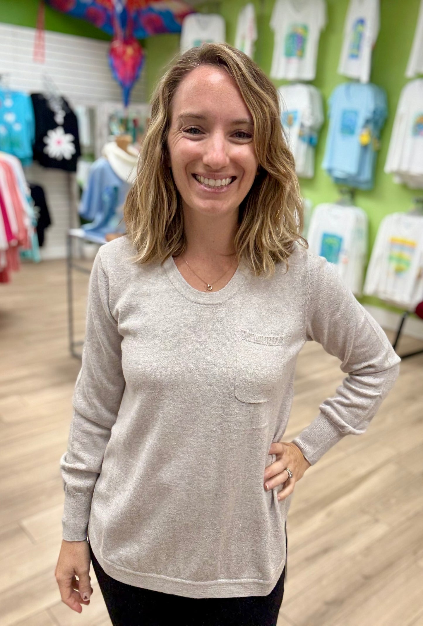 Hatley Jessie Stripe Back Sweater