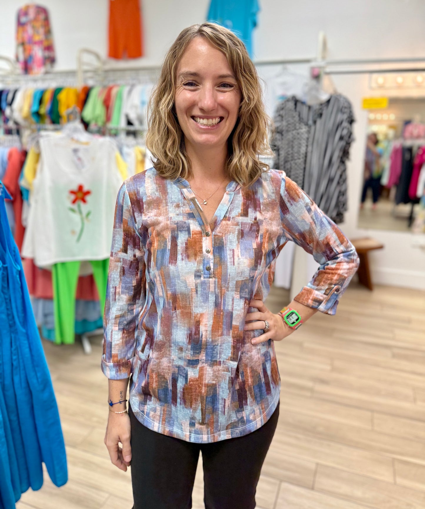 FDJ 3771451 Rookery Print Top