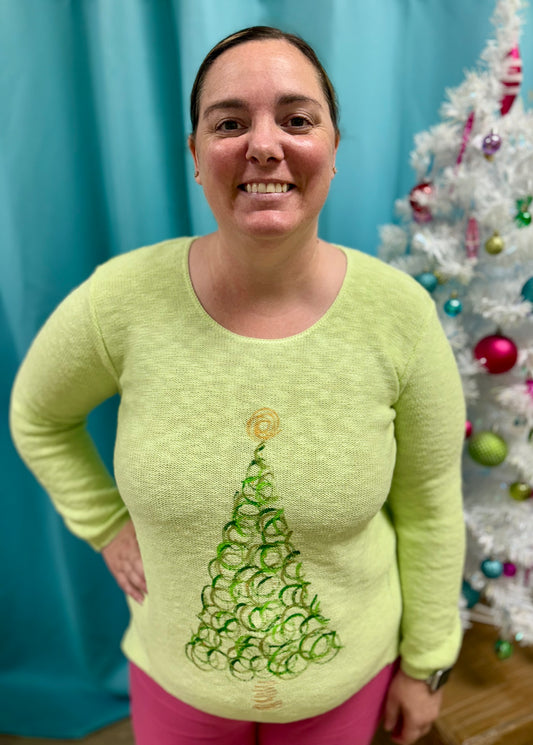 MoMo Sweater - Swirl Tree