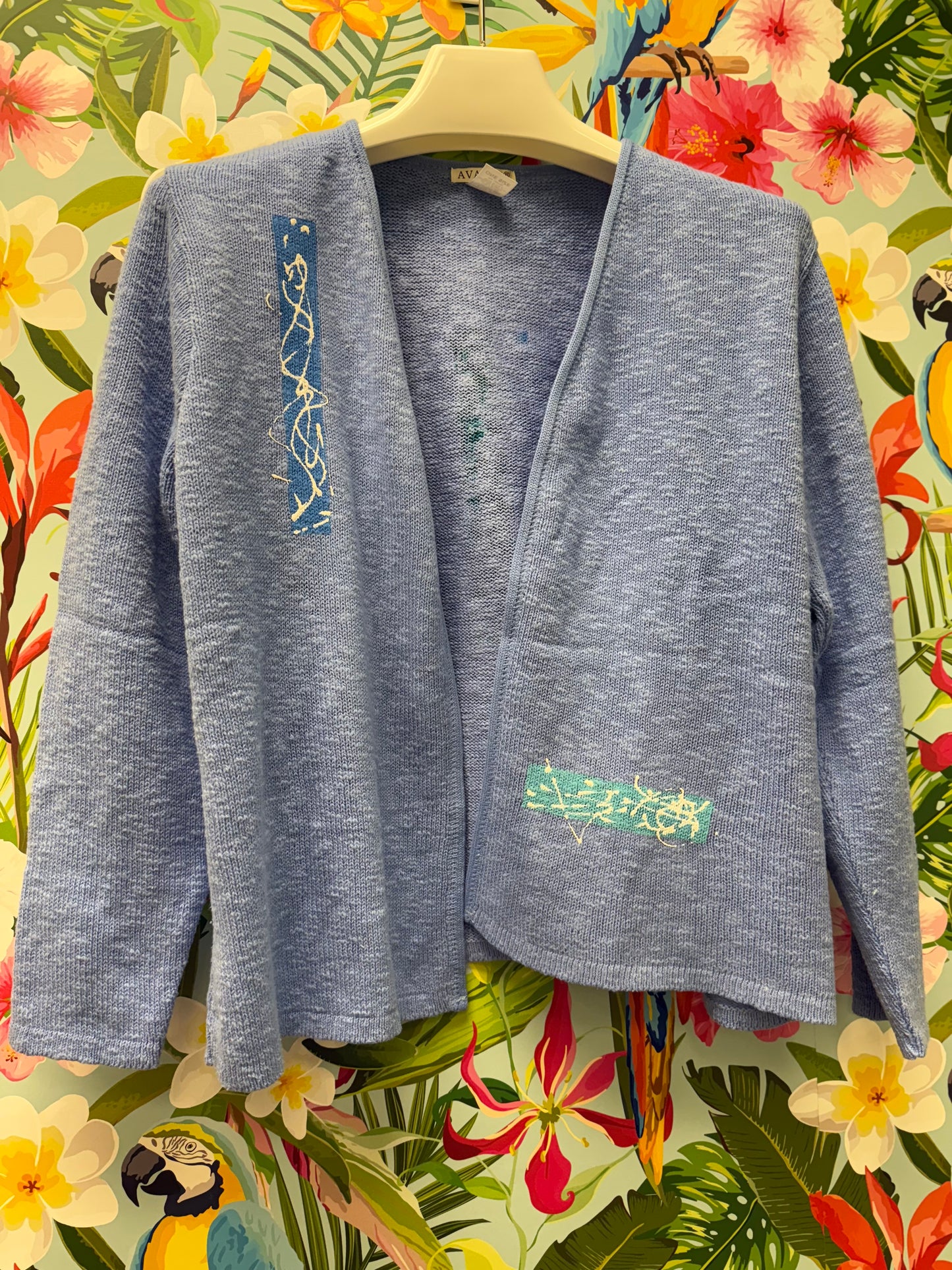 MoMo Sweater - Blue Bars