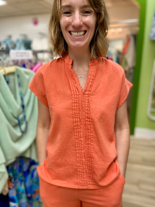 Maya Jones 0404 Pleats Tee