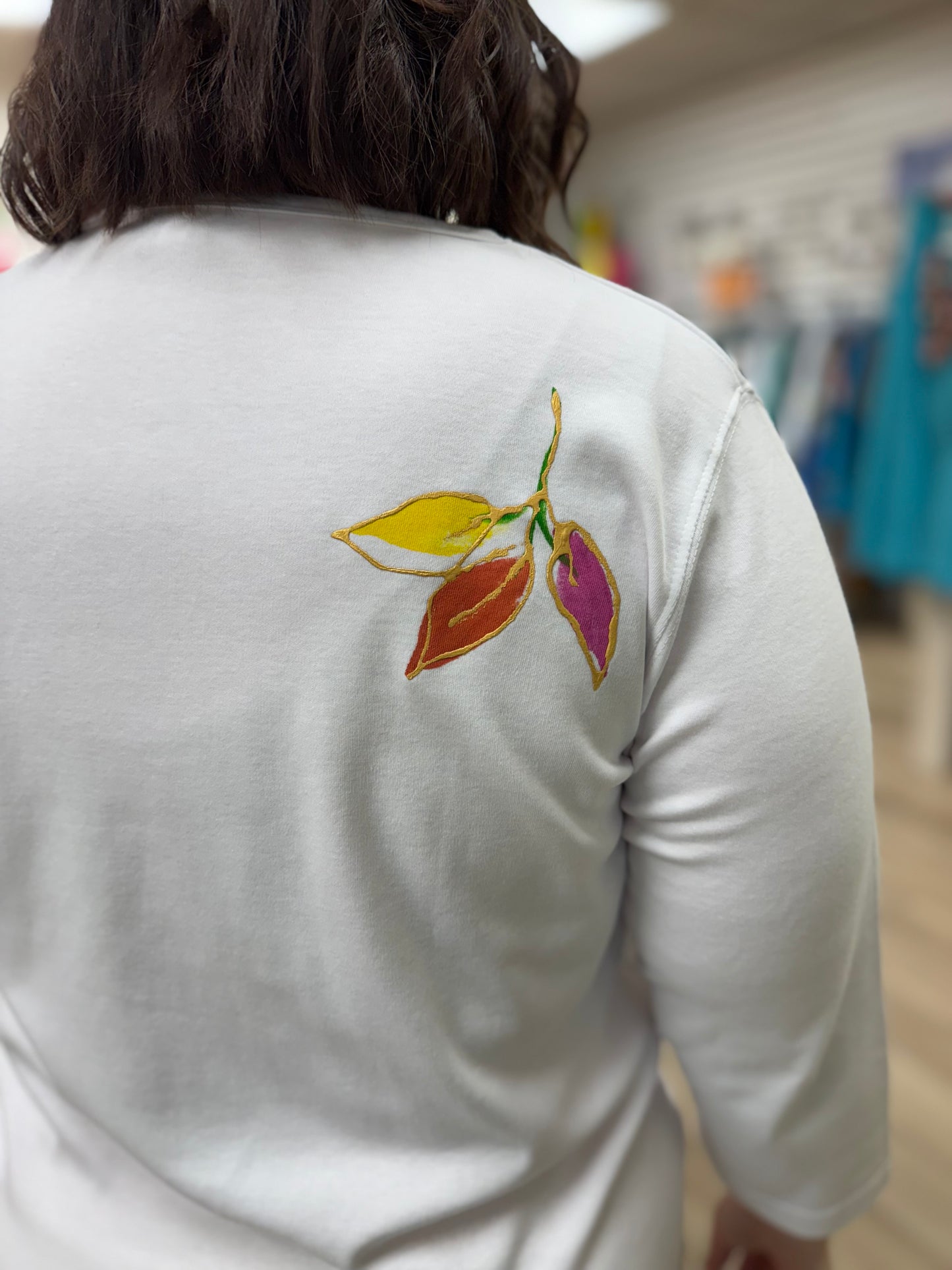 Peg Painted Flower Power Top