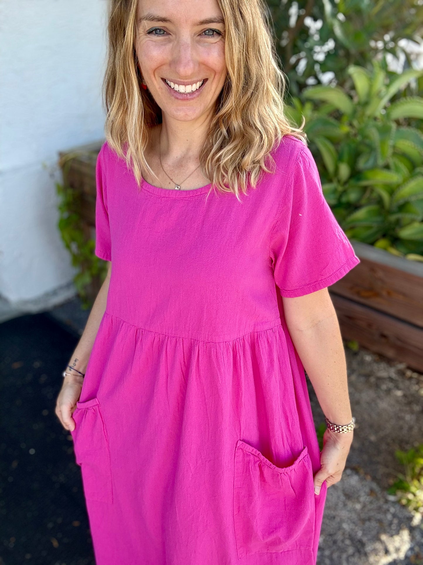 Maya Jones 0909 Midi Pocket Dress