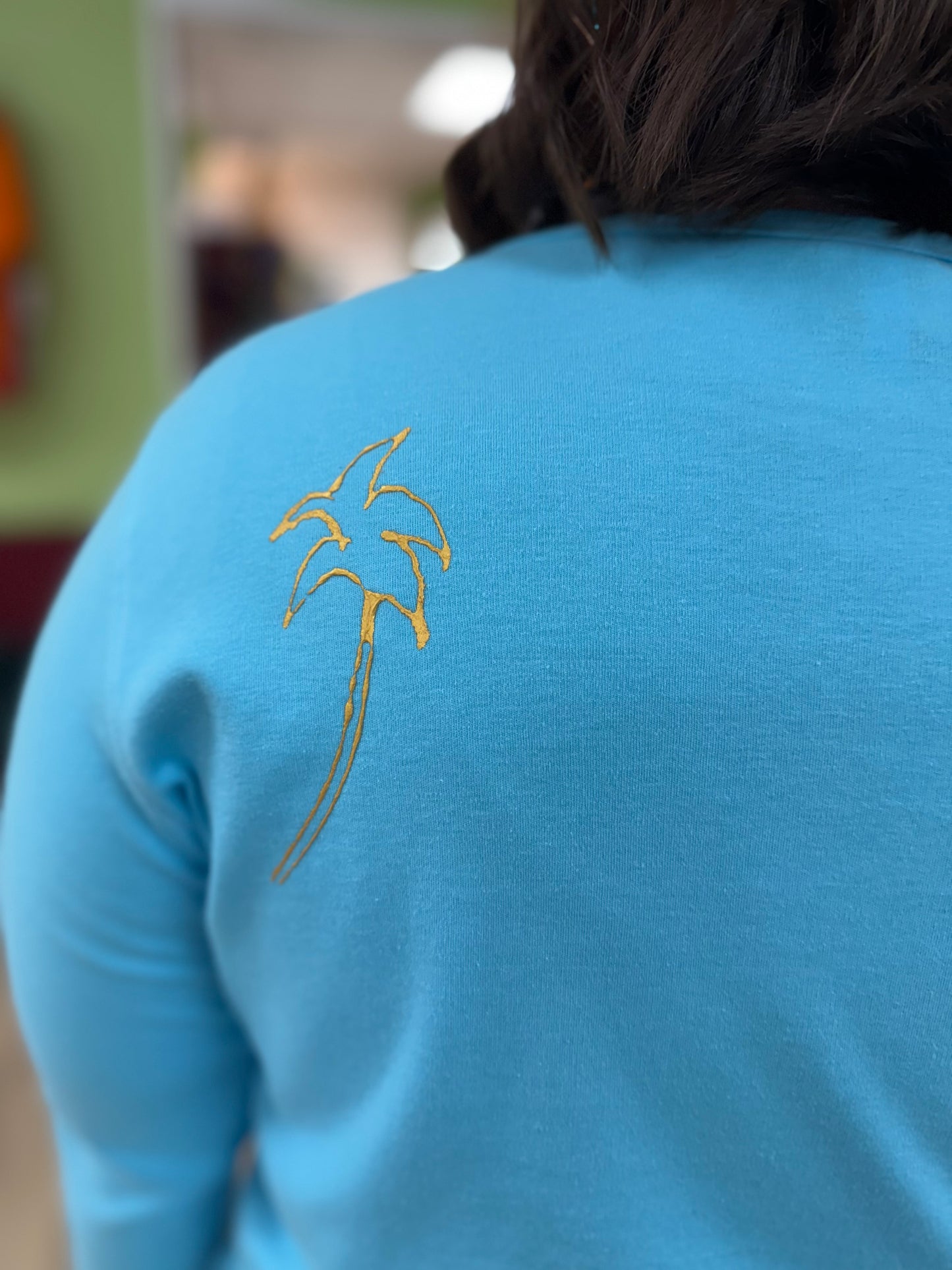 Peg Painted Skinny Palms Top