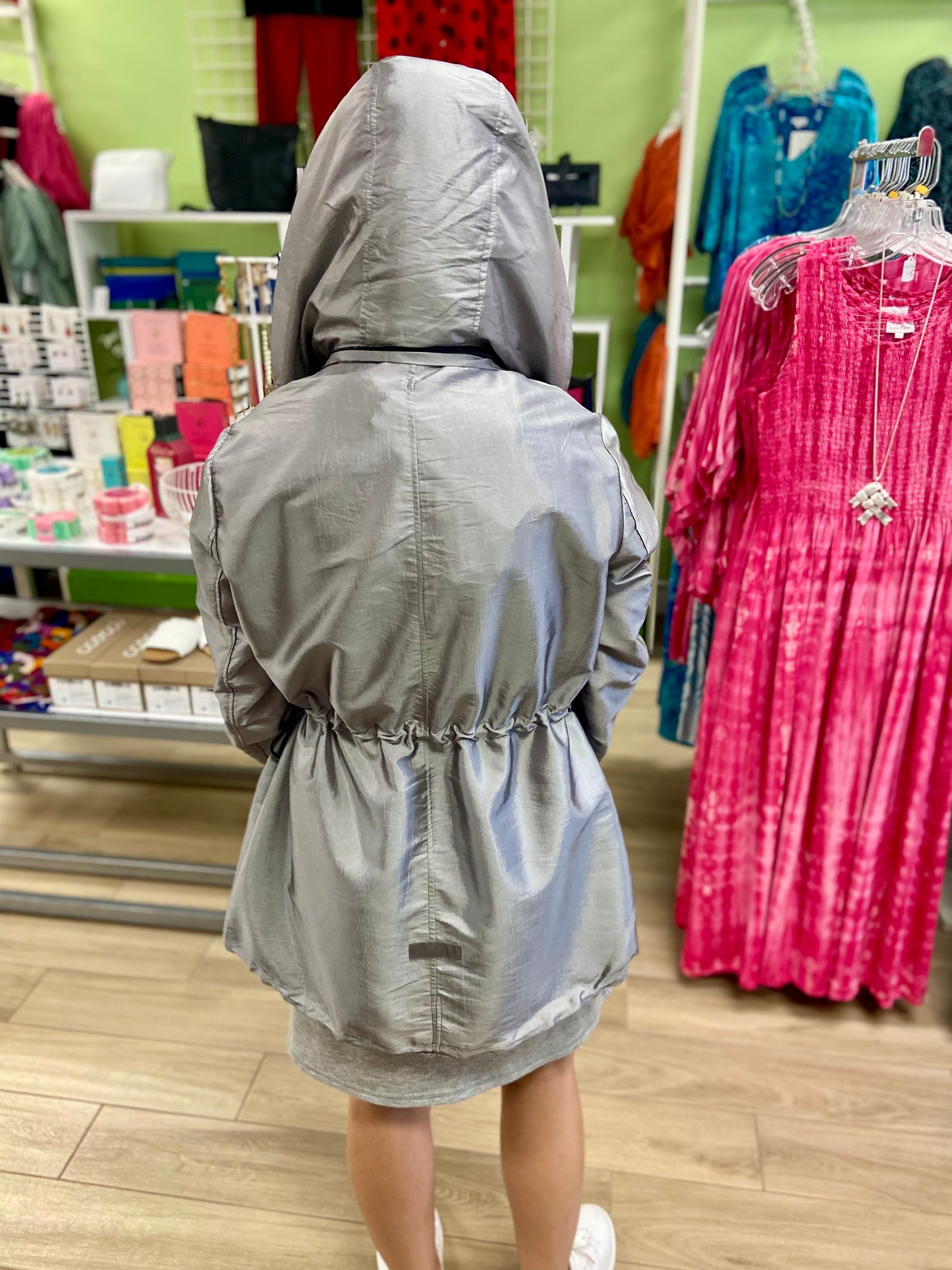 Oopera J5205W Metallic Rain Jacket