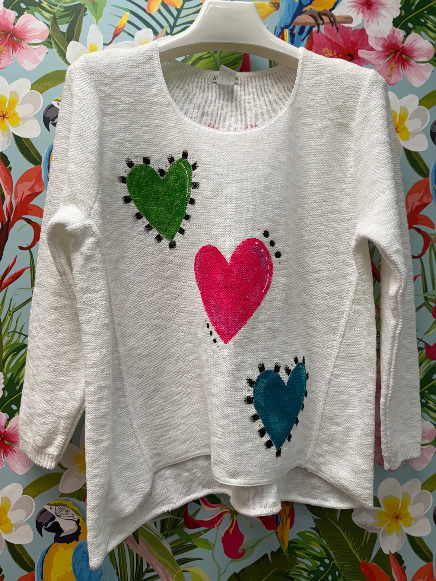 MoMo Sweater - Happy Hearts