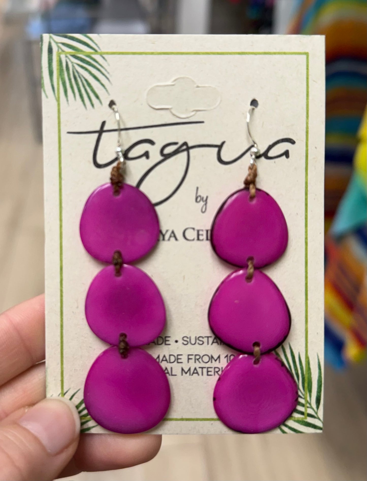 Tagua Bali Earring