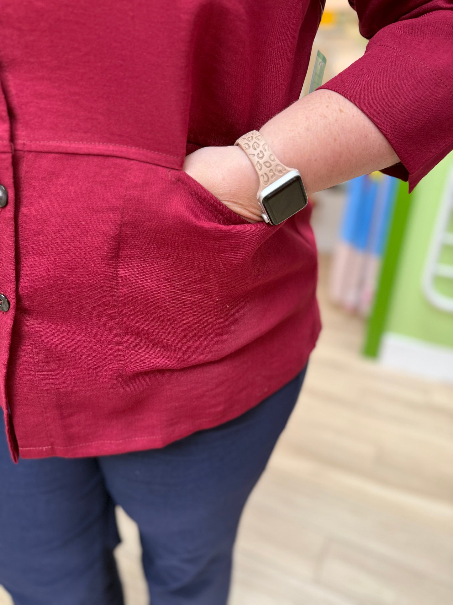 Fridaze AA324 Fiona Collared Blouse